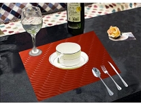 Kuber Industries PVC 6 Piece Placemat Set – Red Rs. 105