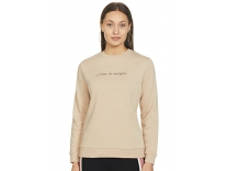 Mode By Red Tape Women’s Cotton Hooded and Crew Neck Sweatshirt (MWS0037-M_Beige_M) Rs. 595
