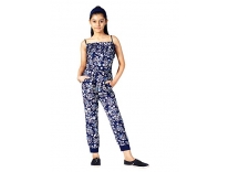 Naughty Ninos Girl’s Regular fit Jumpsuit (NN00526DRS_Navy Blue_5-6 Years) Rs. 382