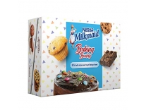 Nestlé MILKMAID Baking Buddy, 500 g, All-in-one DIY Kit for Baking, contains baking powder, cocoa powder, cupcake moulds, recipe booklet Rs.140