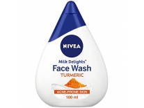 Nivea Women Face Wash for Acne Prone Skin, Milk Delights Turmeric, Reduces 99.9% Pimple Causing Bacteria, 100 ml Rs.111