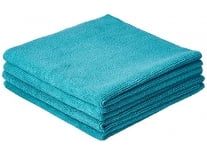 Amazon Brand – Presto! Thick Microfibre Cleaning Cloth, 40 x 40 cm, 330 GSM, Set of 4, Green (preshivtex0017) Rs.299