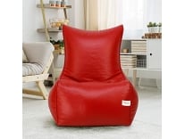 Sattva Chair Style Bean Bag XXXL Bean Bag Filled (with Beans) – Red* Rs. 2315