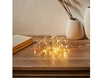 Amazon Brand – Solimo 10 Metre 100 LED Copper String Light for Decoration, Battery Powered, Warm White Rs. 349
