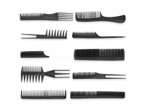 Syga Set Of 10 Professional Hair Cutting & Styling Comb Kit Rs. 169