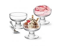 Treo by Milton Claire Glass Bowl Set of 3, 165 ml Each | Serving Bowl | Dessert Bowl | Pudding | Gulab Jamun | Cocktails | Fruit Salad Rs. 149