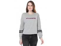 Vero Moda Women’s Typography Sweatshirt(10267540_Light Grey Melange_L) Rs. 400