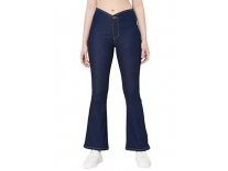 AKA CHIC Women’s Flare Jeans (AKCB1609_Dark Blue_36) Rs. 433