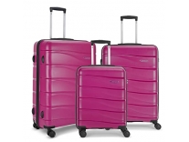 Aristocrat Olympus CB+MD+LG Poly Propylene Hard Luggage 8W Rosered Trolley Rs. 5749