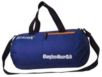 Aurion Gym Duffel Bag, Lightweight Bag for Gym Accessories (Blue-Orange) Rs.129