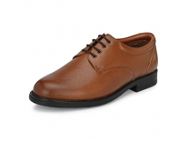 Auserio Men’s Laceup Derby Genuine Leather Formal Shoes Tan_6 UK Rs. 392