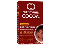 Christopher Cocoa Hazelnut Mocha Hot Drinking Chocolate Powder with Dark Chocolate Buttons 200g Rs.175