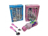 Crackles Bottle and Spoon Gift Set for Kids (Assorted Designs and Colors) Rs.331
