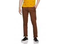 Diverse Men’s Slim Fit Casual Trousers (DVT03T4L02-105_Brown_30) Rs. 464