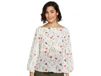 Amazon Brand – Eden & Ivy Women’s Floral Regular Fit Blouse (SS20/WCF/INS-SS-2019-67_White2 M) Rs. 190