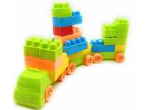 FunBlast Building Blocks for Kids with Wheel Bag Packing Best Gift Toy Set of 50 Pcs at Rs.379