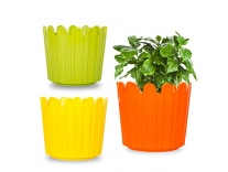 Kraft Seeds Freshly Designed Tippy Pot Pack of 3 Vibrant Colours Rs. 155