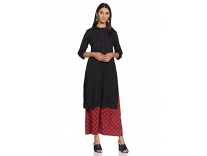 Amazon Brand – Myx Women’s Cotton Straight Salwar Suit Set (PAG 304_Red Buti_Large) Rs. 499