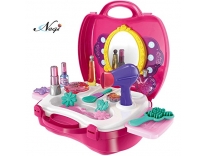 Negi Attractive 21pcs Fashion Suitcase Pretend Play Makeup Accessories for Girls Rs.275
