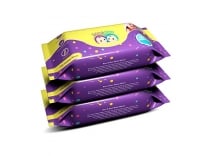 Roo & Boo Baby Wet Wipes – Paraben Free 99% Water Wipes (72 pcs/pack) (Pack of 3) Rs.149
