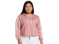 SAFANA Women’s Sweatshirt (LSWFS6620-ONIONPINK-XXL_Pink_XX-Large) Rs. 238