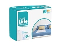 Super Liife Premium Extra Soft Adult Underpads (Large 60 * 90 cm) with Biodegradable Disposable Bags – Pack of 10 Rs.240