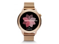 Vibez by Lifelong Xena Smartwatch for Women with HD Display| ECG+PPG|Body Temprature|24×7 Heart Rate & SpO2 Tracking| Sports Mode|IP68|10 Days Battery Backup(VBSWW126, 1 Year Warranty, Gold) Rs. 2598