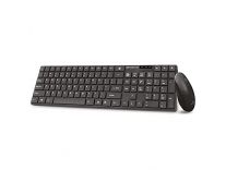 Amkette Primus V2 Wireless Keyboard & Mouse Combo for PC, Laptop and Devices with USB Support, 2.4 Ghz Nano Receiver, 3 LED Indicator and Multimedia Keys (Black) Rs. 999