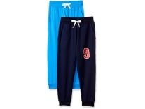 (Size: 3-4 Years) Amazon Brand – Jam & Honey Boy’s Regular Trousers (Pack of 2) (JHSS20BJOG722_Navy + Cobalt_) Rs. 295