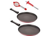 Nirlon Non-Stick Aluminium Chemical Free Odor Proof Kitchenware Item Gift Set with Bakelite Handle Rs. 519