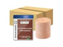 safent SAFE0057-SET-10 Cotton High Elastic Bandage – 2 Inch – (5Cm*4.5M) (Set of 10) (Beige) Rs.492