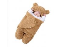 BRANDONN Baby Blanket New Born Pack of Supersoft Wearable Wrapper Blanket for Baby Boys and Baby Girls(76 cm x 70 cm, 0-6 Months) Rs.279