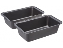 AmazonBasics Nonstick Carbon Steel Baking Bread Pan, 9.5 x 5 Inch, Set of 2 Rs. 199
