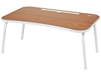 Amazon Basics Multipurpose Foldable Laptop Table, Brown Rs. 499