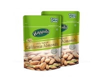 Happilo 100% Natural Premium California Almonds 1 kg Each (Pack of 2) Rs. 1250