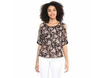 Harpa Cold Shoulder Blouse (GR5170A-BLACK) Rs. 180
