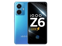 iQOO Z6 44W (Lumina Blue, 4GB RAM, 128GB Storage) | 44W FlashCharge + 5000mAh Battery | FHD+ AMOLED Display | in-Display Fingerprint Rs.14499