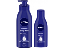 NIVEA Body Milk Nourishing Body Lotion 400ml & 120 ml – Pack of 2(520 ml) Rs.235