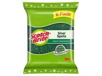 Scotch-Brite Silver Sparks Scrub Pad 2.75×4 (Pack of 6) Rs. 70