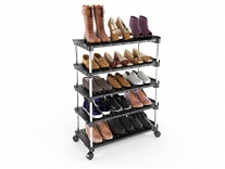 TNT The Next Trend Super Smart Stackable and Durable, Easy to Assemble, Space Saving Wardrobe Organizer Shoe Rack/Book stand (5 Shelf) Rs. 1499