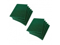 Signoraware Scrub Pad (8mm thickness) (63*75mm) Home/Restaurant Kitchen Bowl Dish Wash Multipurpose Clean Scrub Sponge Cleaning Pads, Set of 10, Multicolour Rs.68