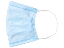 Amazon Brand – Solimo Non-Woven Fabric Disposable Surgical Mask with Meltblown Filter Without Valve for Unisex (Pack of 50), Blue Rs.149