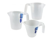 Primeway® Wham Cuisine Measuring Plastic Cup, 1 Litre, 3 Pcs Set, Transparent Rs.275