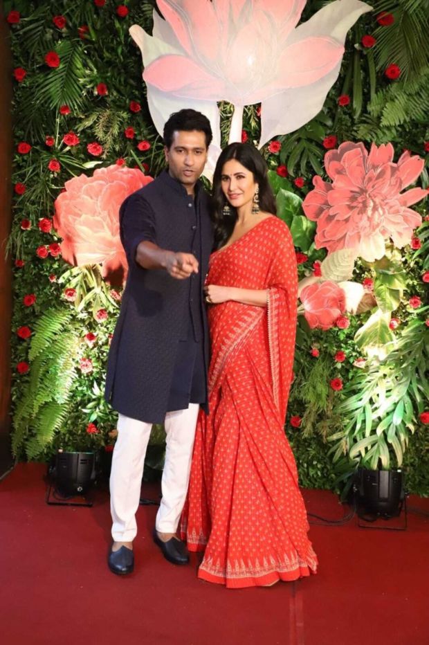 Katrina Kaif And Vicky Kaushal At A Diwali Party