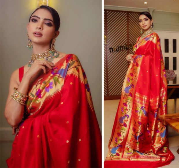 Pooja Banerjee Looks Beautiful In A Saree