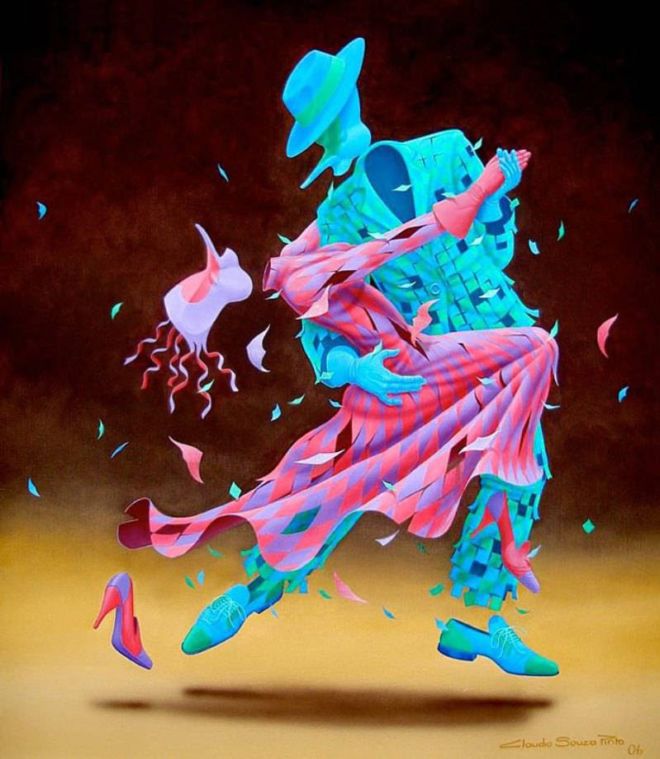 Brazilian Artist Claudio Souza Pinto Makes Amazing Paintings