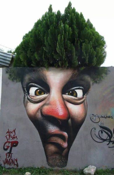 23 Street Artworks That Combine With Nature