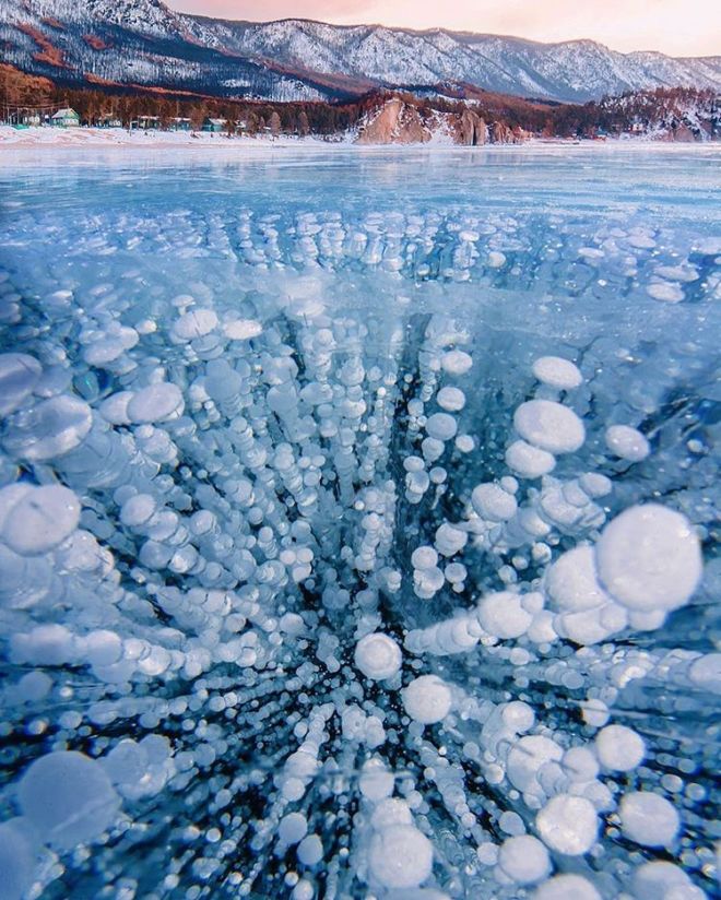 The Beauty Of Frozen Baikal Lake In Russia