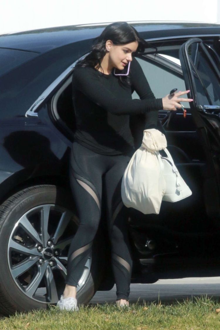 Ariel Winter Candids While Returning Home After Running Errands In LA 