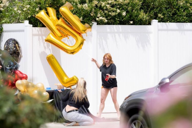 Ariel Winter Candids In Shorts Out In Los Angeles